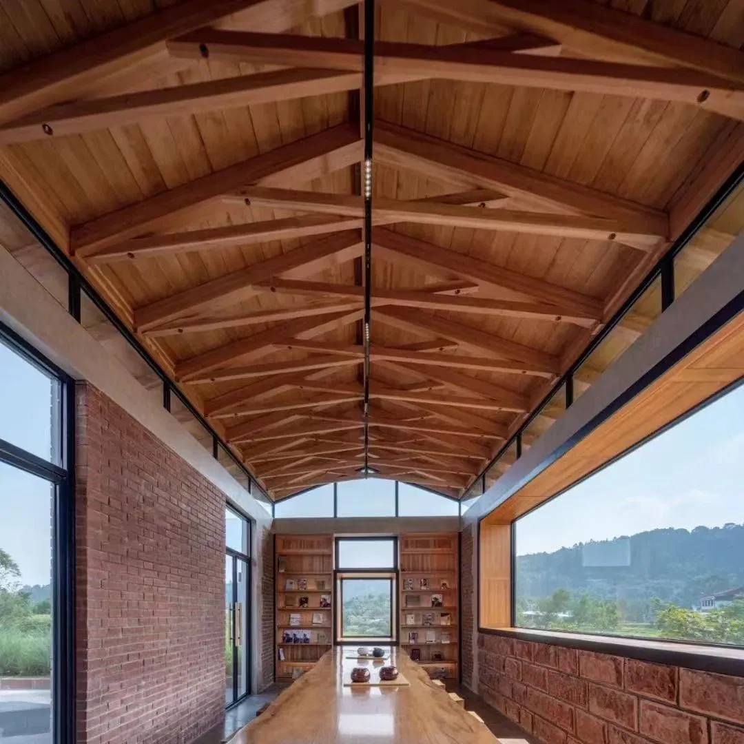 Outdoor Thick Log Post Building Material