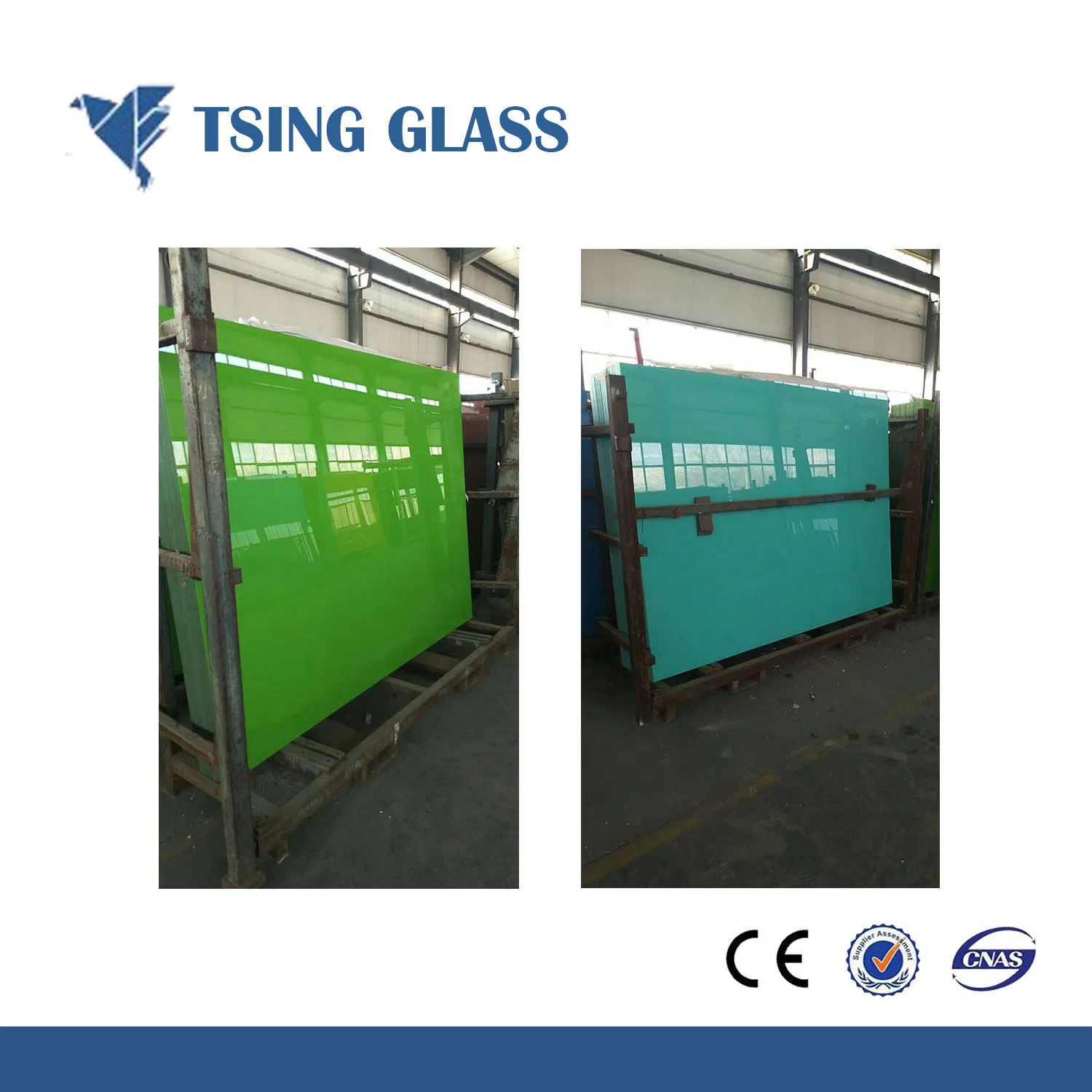 Hot Painted Art Furniture Shellf Tempered Glass