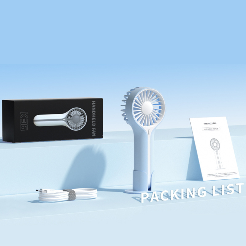 Ultra-Quiet Portable Mini Fan - Rechargeable and Travel-Friendly