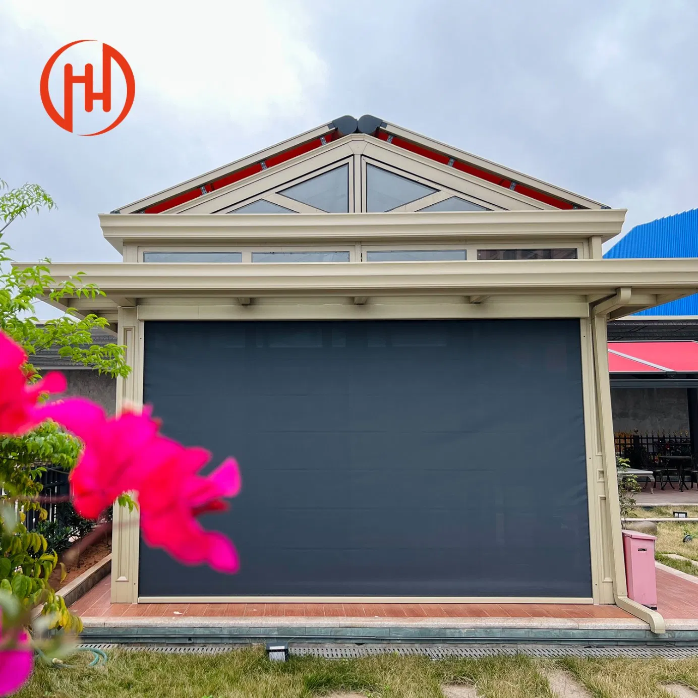 Vertical Roller Shutter Sunshade Rolling Door