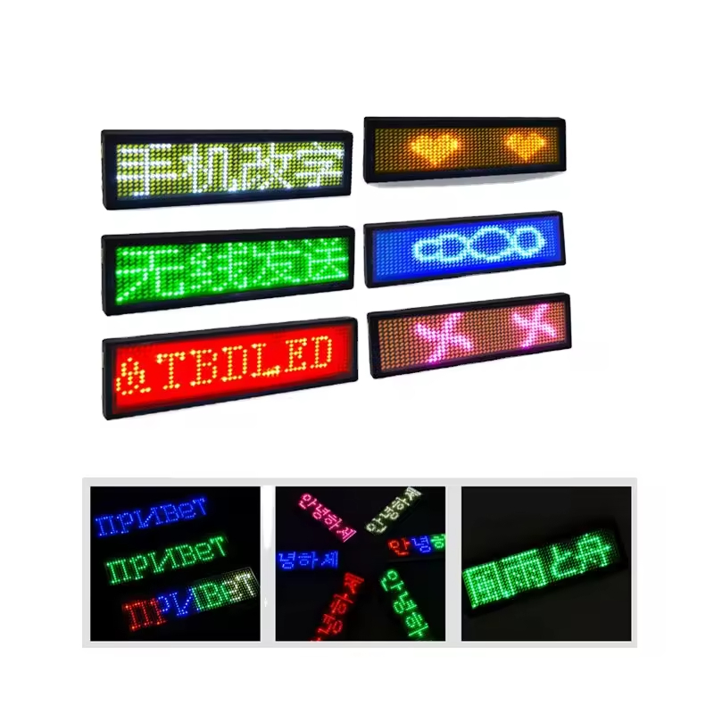 Cheap Price Customizable Logo Colorful Christmas Reflectable LED Badge