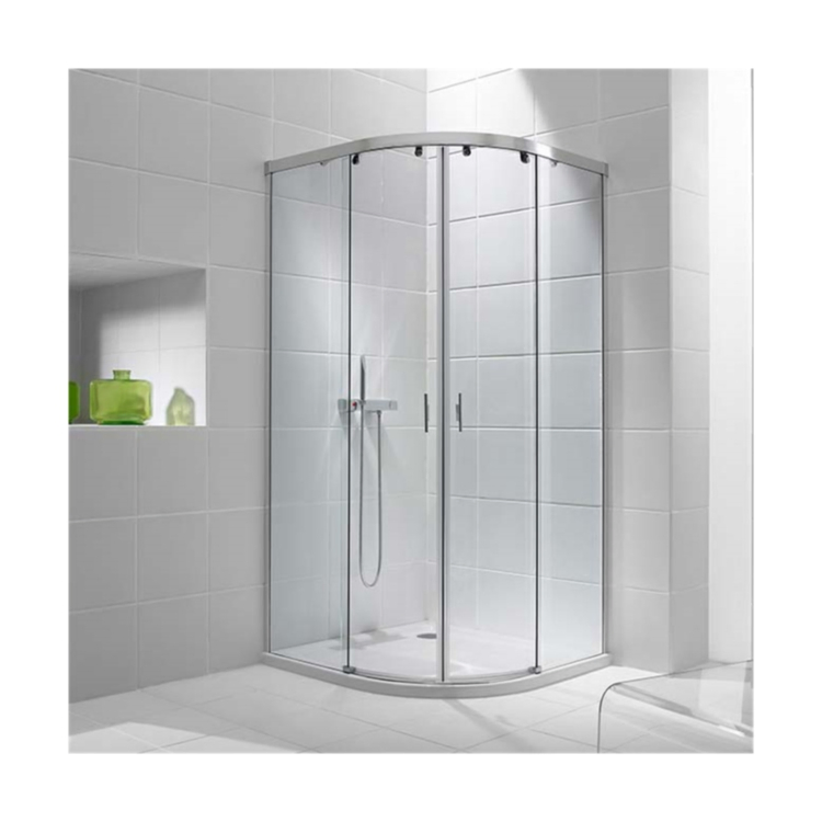 Bathroom Shower Room Frosted Glass Enclosure Swing Door