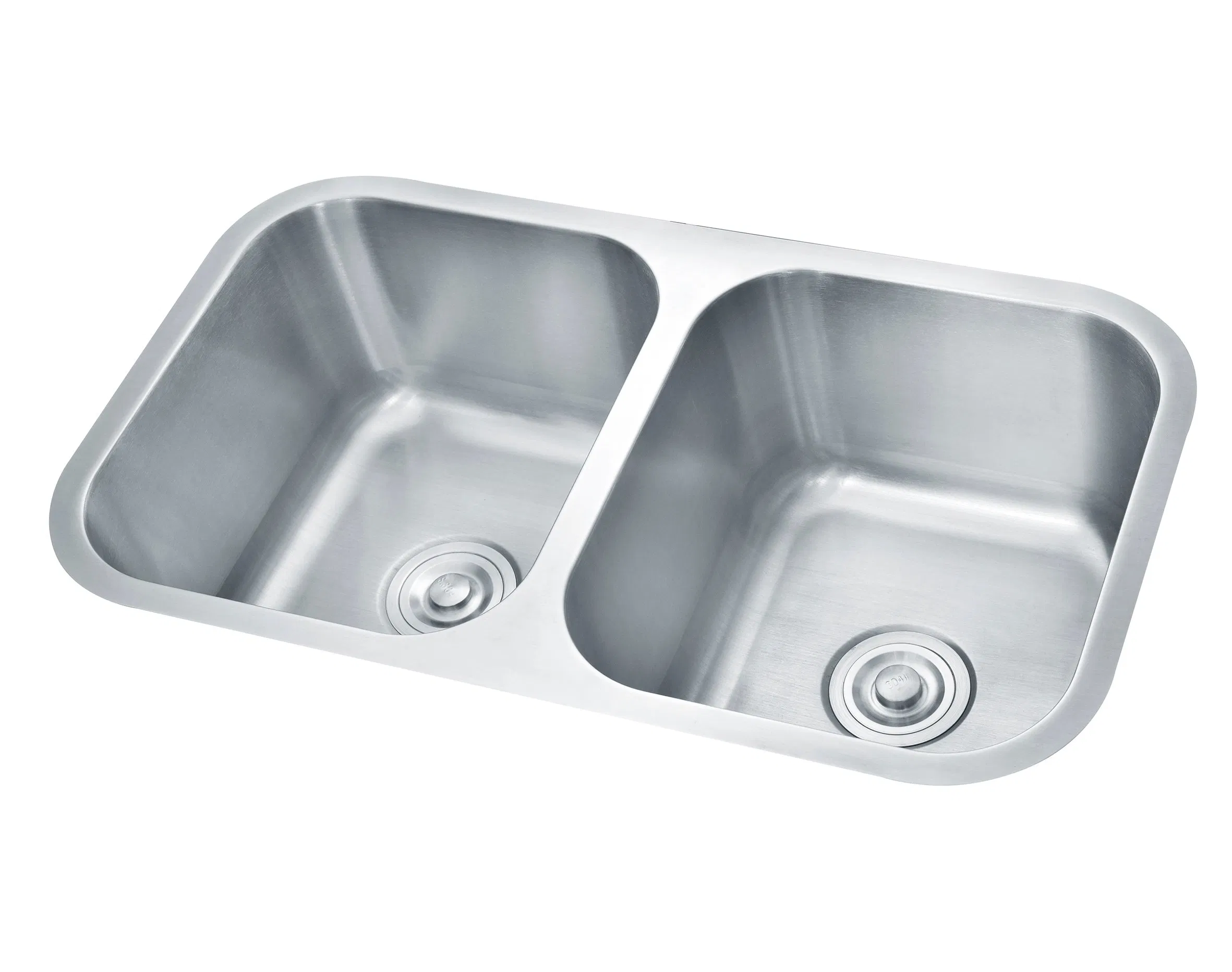 Premium Polished Double Bowl Stainless Steel Kitchen Sink