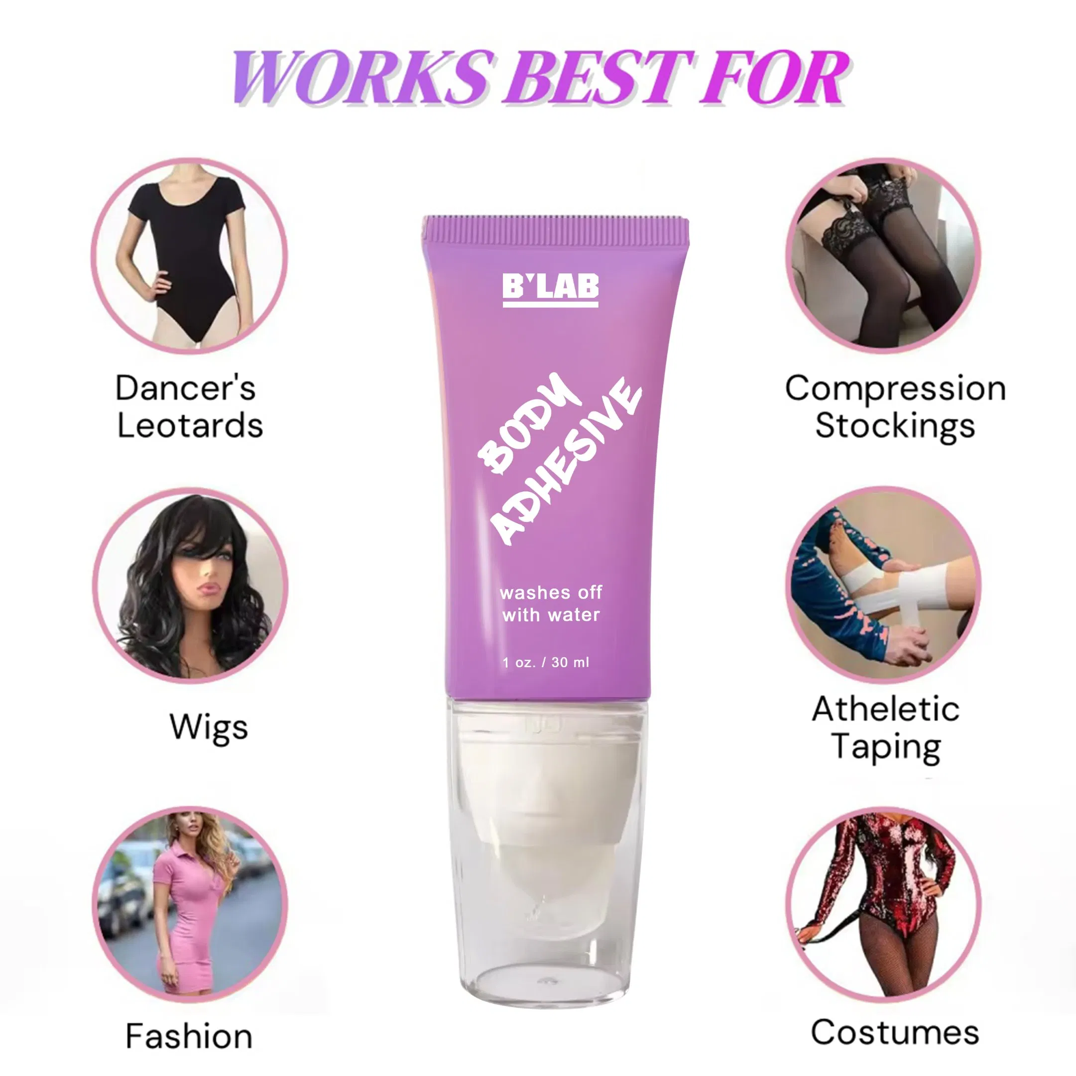 Wholesale Lady Bra Clothing Skin Body Glue Stick Liquid Adhesive Glue
