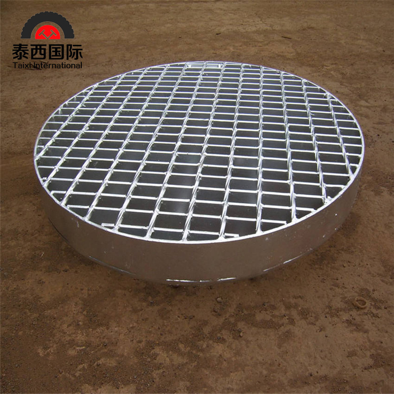 Galvanized Plain Bar Grating Twisted Bar Catwalk Grid Platform Metal Walkway Platform