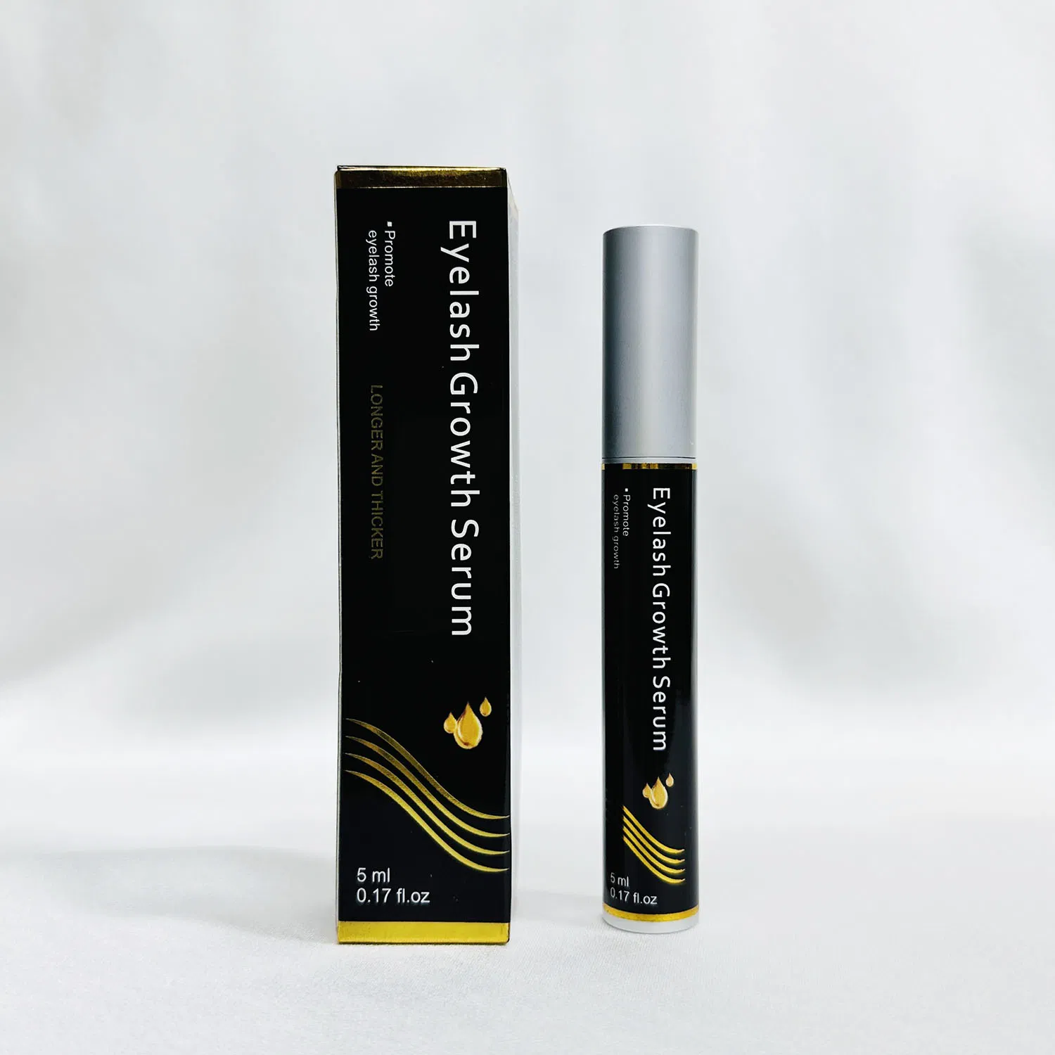 2023 Biotin Peptide Keratin Oil Free Eye Lash Growth Extension Eyelashes Grow Vegan Private Label Eyelash Serum