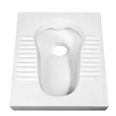 Chaozhou Sanitary Ware Factory Hot Sale White Color Ceramic Wholesale Price Squat Toilet Pan Bathroom Wc Squatting Pan Bathroom Accessories