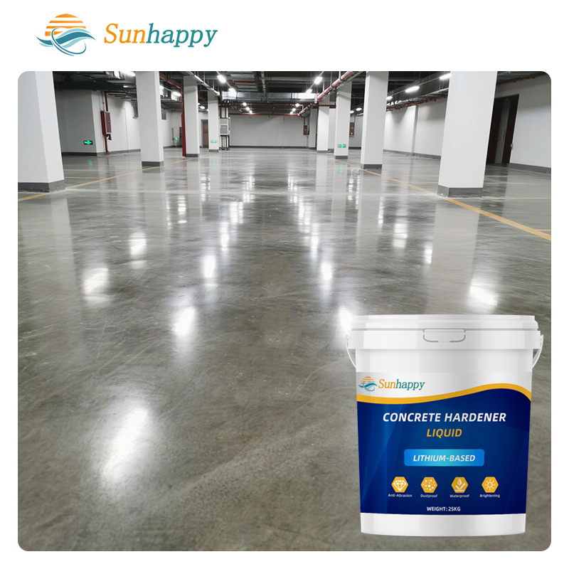 Water-Based Concrete Curing Agent for Dustproof Wear-Resistant Floors Single-Component Liquid Concrete Hardener