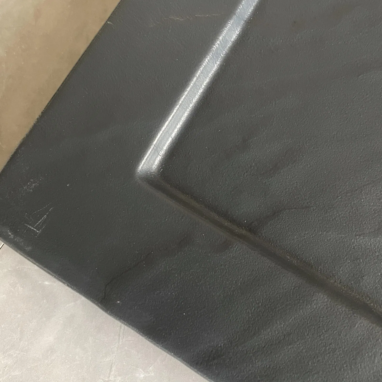Sanitary Ware Square Black Acrylic Shower Tray 1