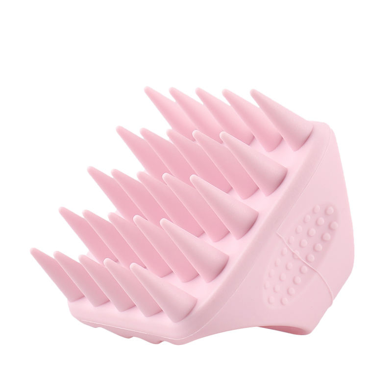 2023 Silicone Shampoo Brush Thin Version Full Silicone Hair Brush Head Massager Square Slip-Proof Scalp Massager