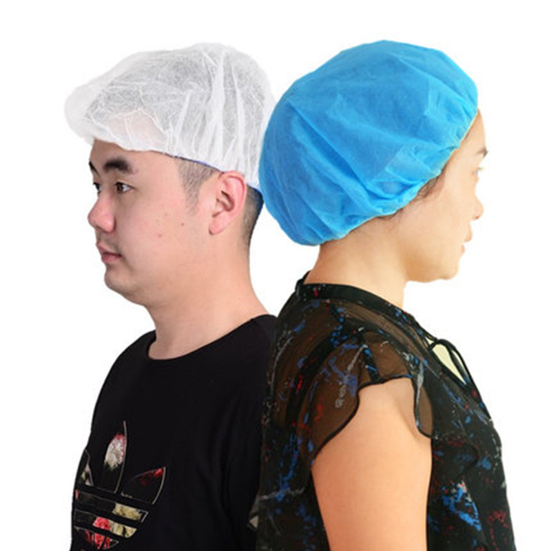 PVC Single-Layer Shower Cap in Blue