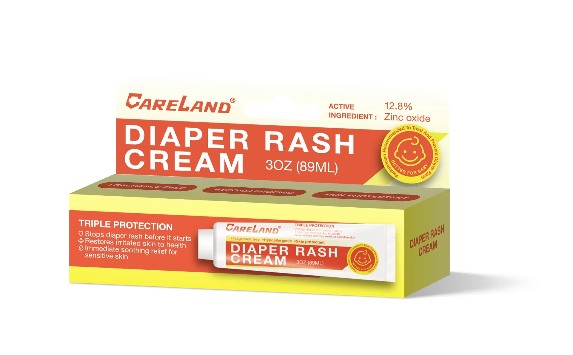 Baby Skin Care Redness Soothing Hypoallergenic Medicated Baby Diaper Rash Cream