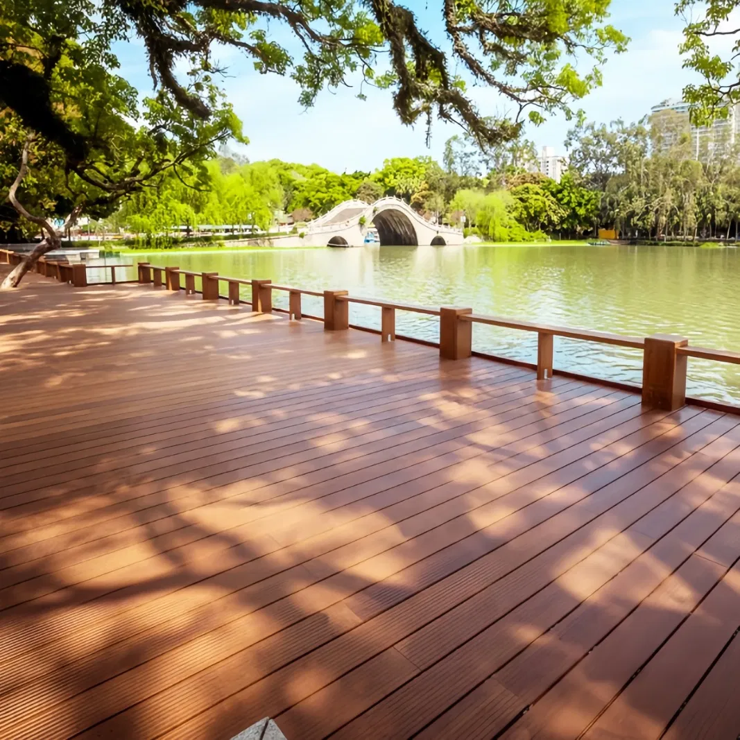 Carbonized Bamboo Strand Woven Flooring Tiles Exterior Decking