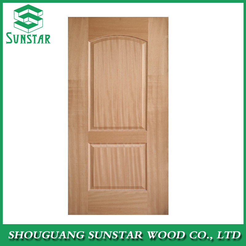 China Wholesale Natural Veneer Faced Moulded Door Skin