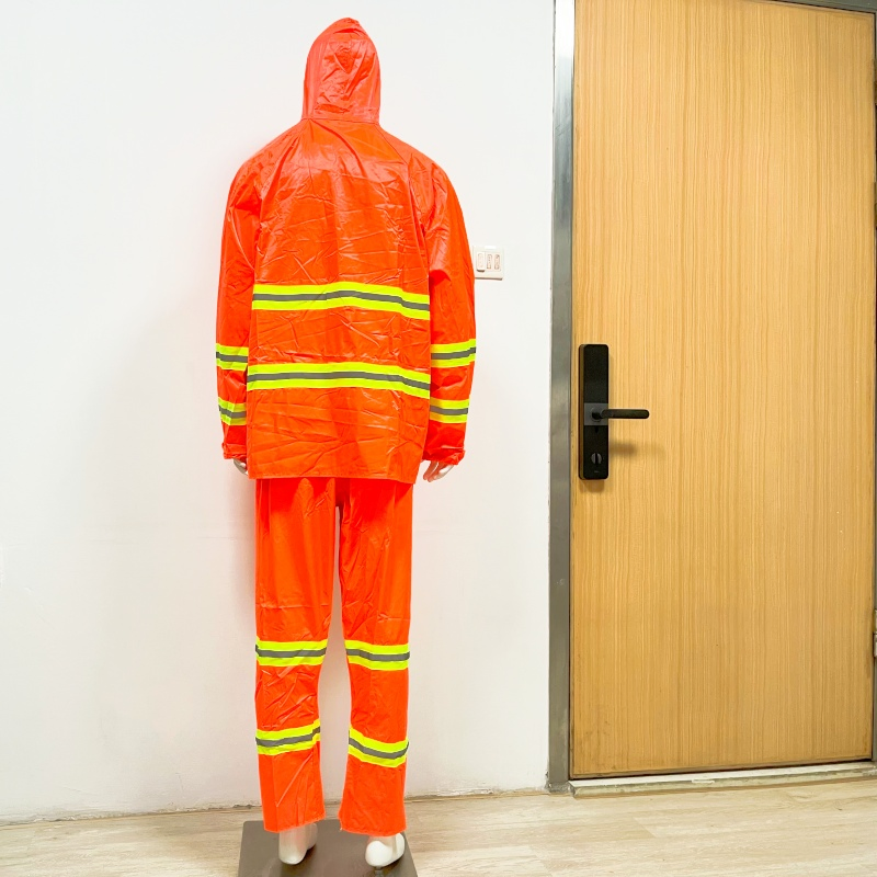 100% Polyester 210d Oxford with Breathable Coated Rain Suit