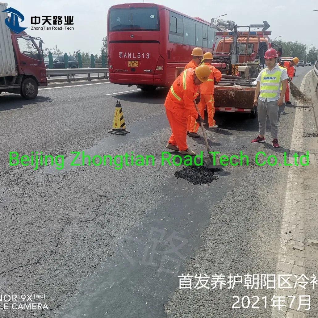 Bituminous Road Repair Cold Mix Asphalt Fast Open Traffic