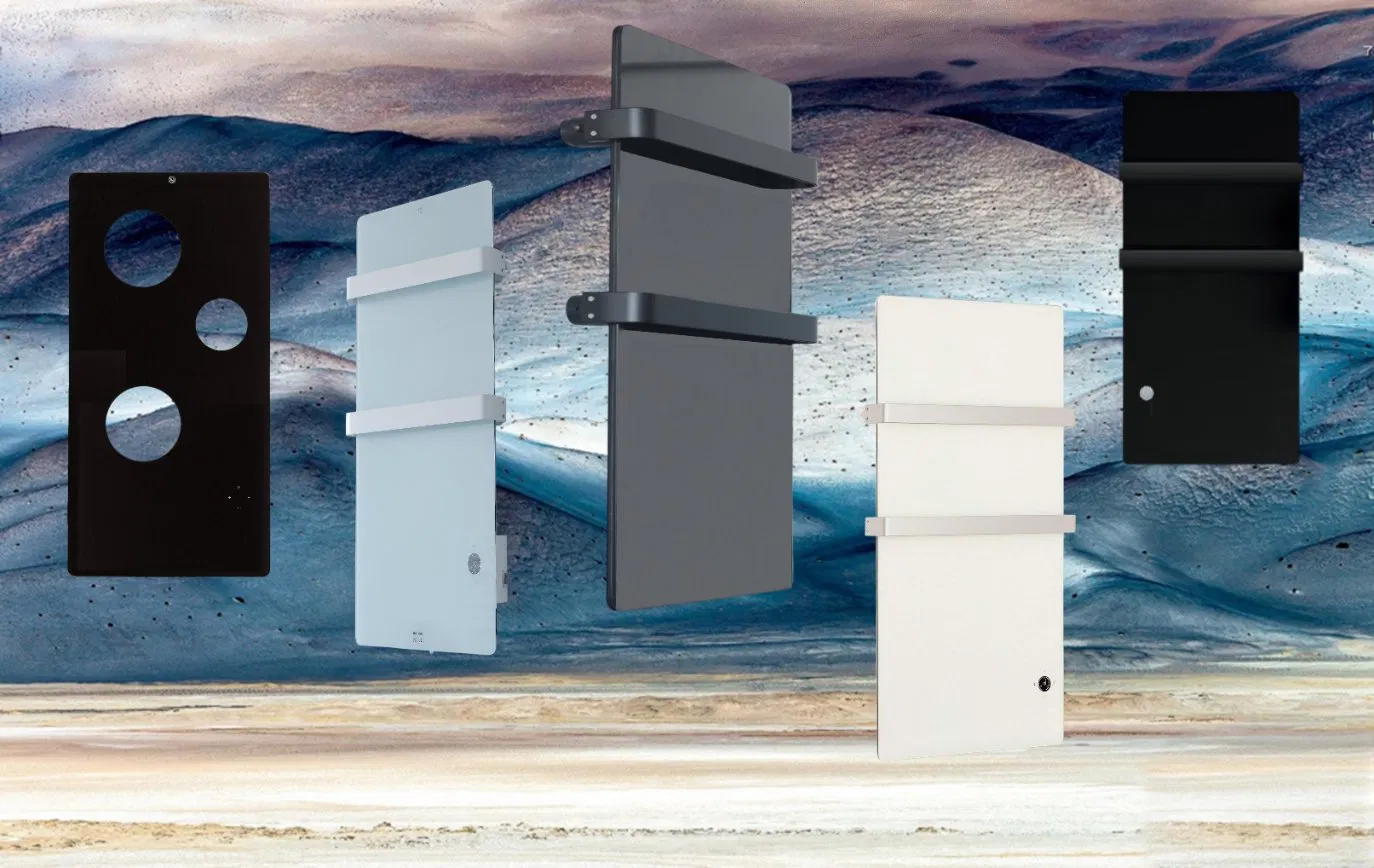 Infrared Heater with Towel Rail Bathroom 600W WiFi Control Electric Heating