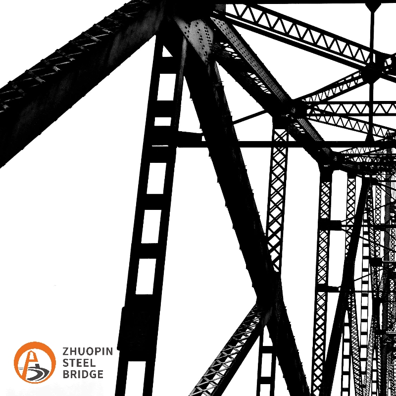 Galvanized Prefab High Qualty Steel Structure Bridge/Zhuopin Steel Bridge
