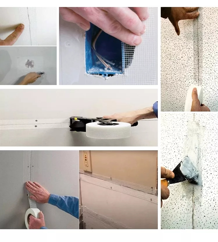 Self Adhesive Fiberglass Mesh Repair Wall Construction Joint Gypsum Board Fiber Glass Tape