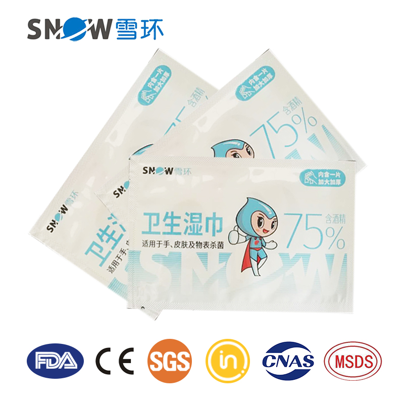 75% Alcohol Hand Sanitizer Wet Wipes Individual Package OEM