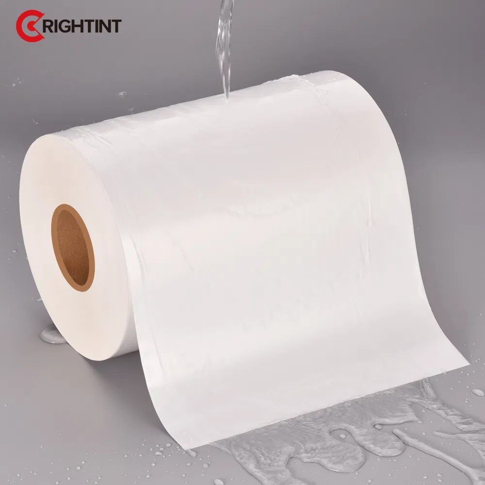 Glossy White BOPP Roll for UV Inkjet Logistics Carton Label