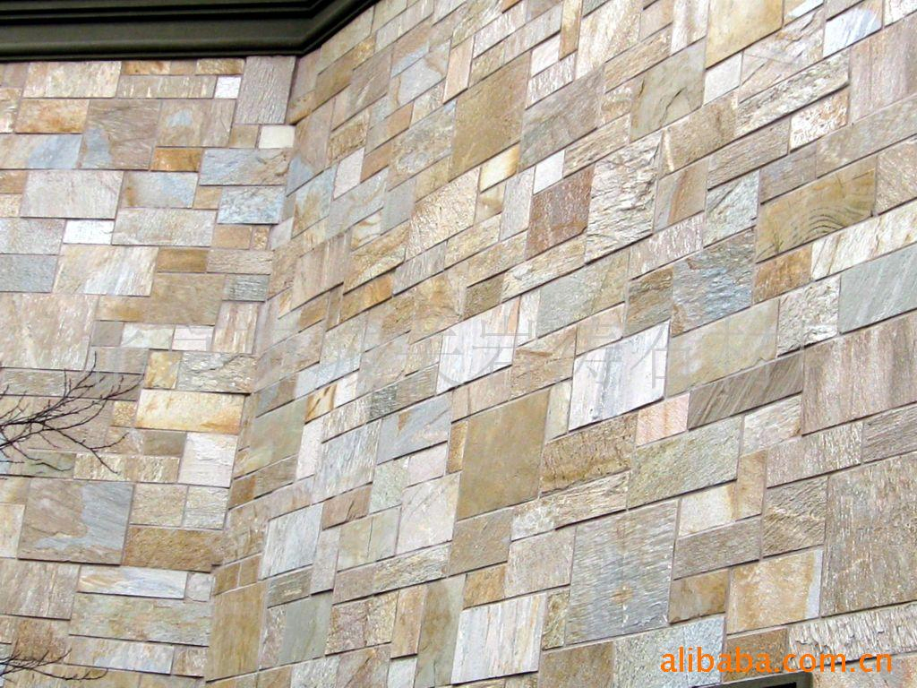 Granite/Rusty/Yellow Slate/Sandstone/Travertine/Marble Exterior Wall Cladding Cultured/Stacked/Loose Stone Veneer Castle Tiles