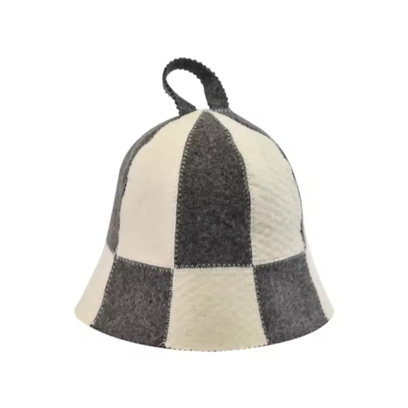 Manufacturer High Quality Russian Custom Banya Wool Felt Sauna Hat Handmade Felt Sauna Hats for Bath