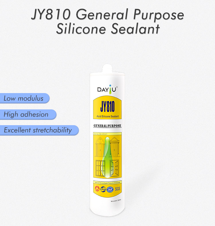 Specially Designed Sealing Wall Joints Resistance to Extreme Temperatures Acetic Silicone Sealant