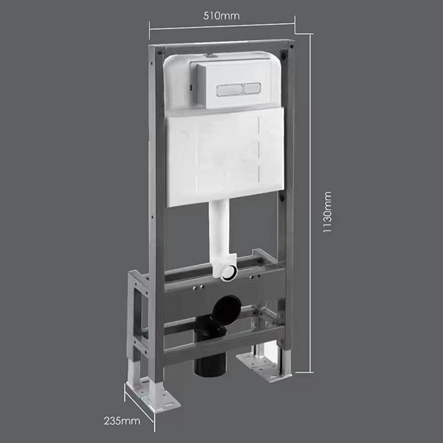 in Wall Hidden Toilet Water Tank HDPE Concealed Flush Cistern