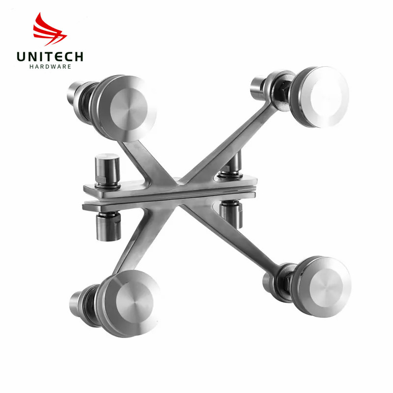 Stainless Steel 304 Heavy Duty K Shape Glass Spider Fitting Connector