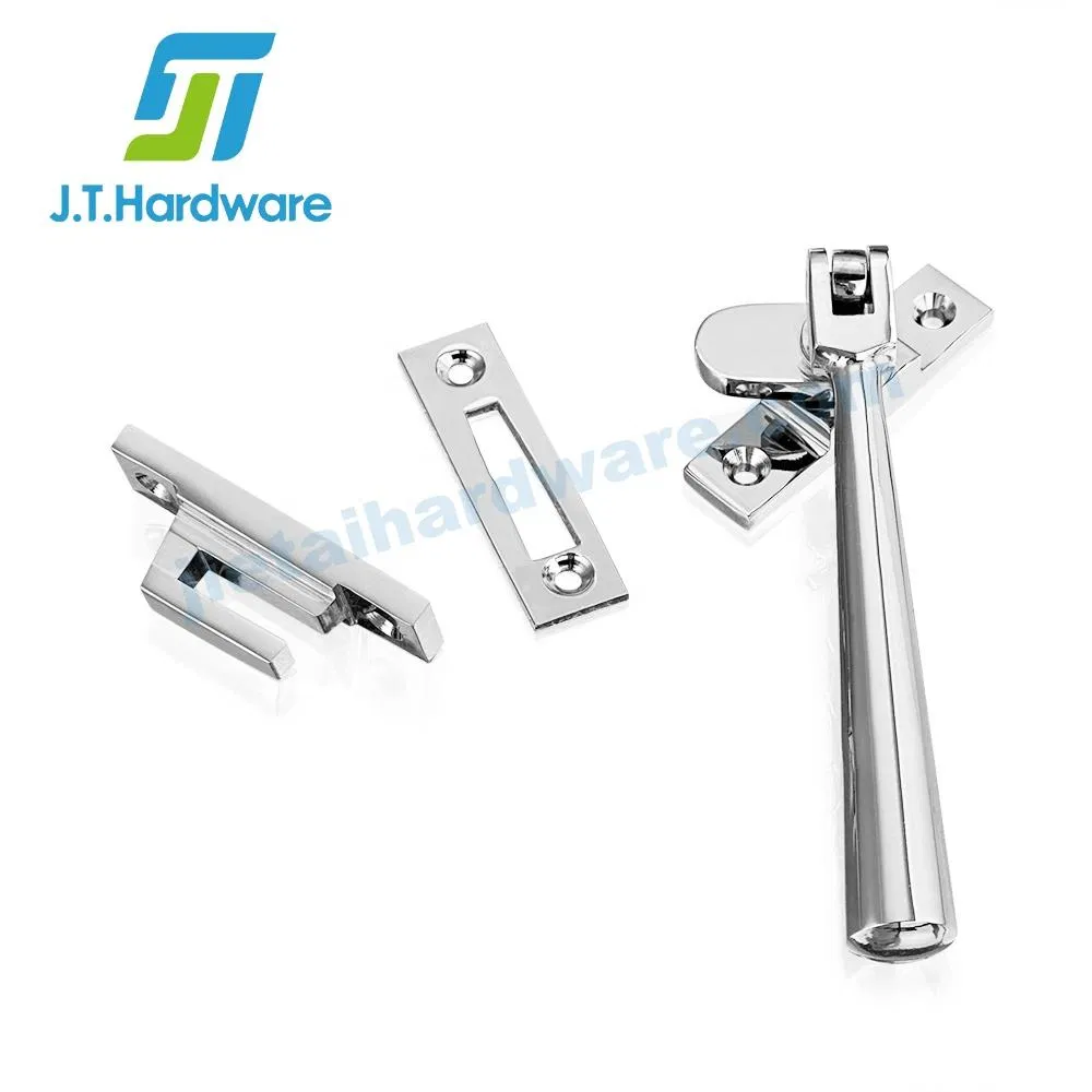 Door and Window Accessories Tapered Design Solid Brass Window Fastener with Hook Plate