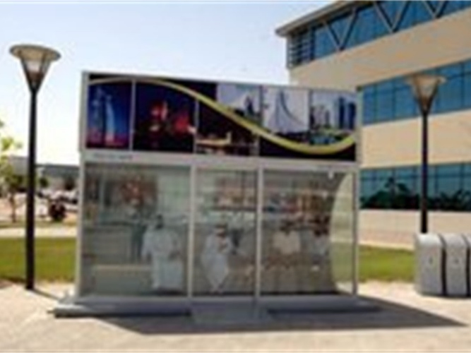 Street Mobile Outdoor Food Kiosk with Stainless Steel Counter Top