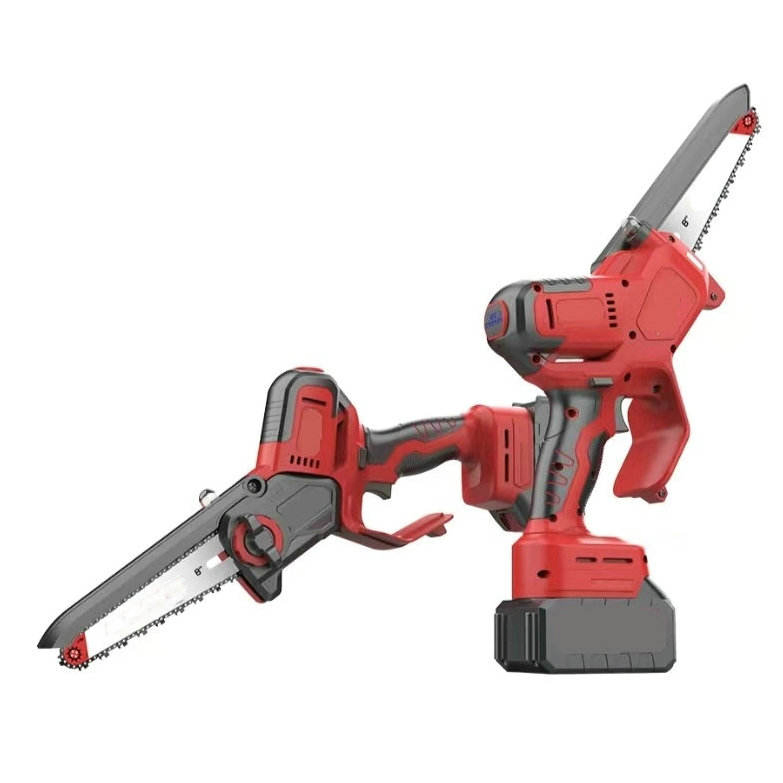 Auto Oiling Tool-Free Brushless Electric Cordless Battery Chainsaw Hand Held Cordless Chain Saw Mini Chainsaw with LCD