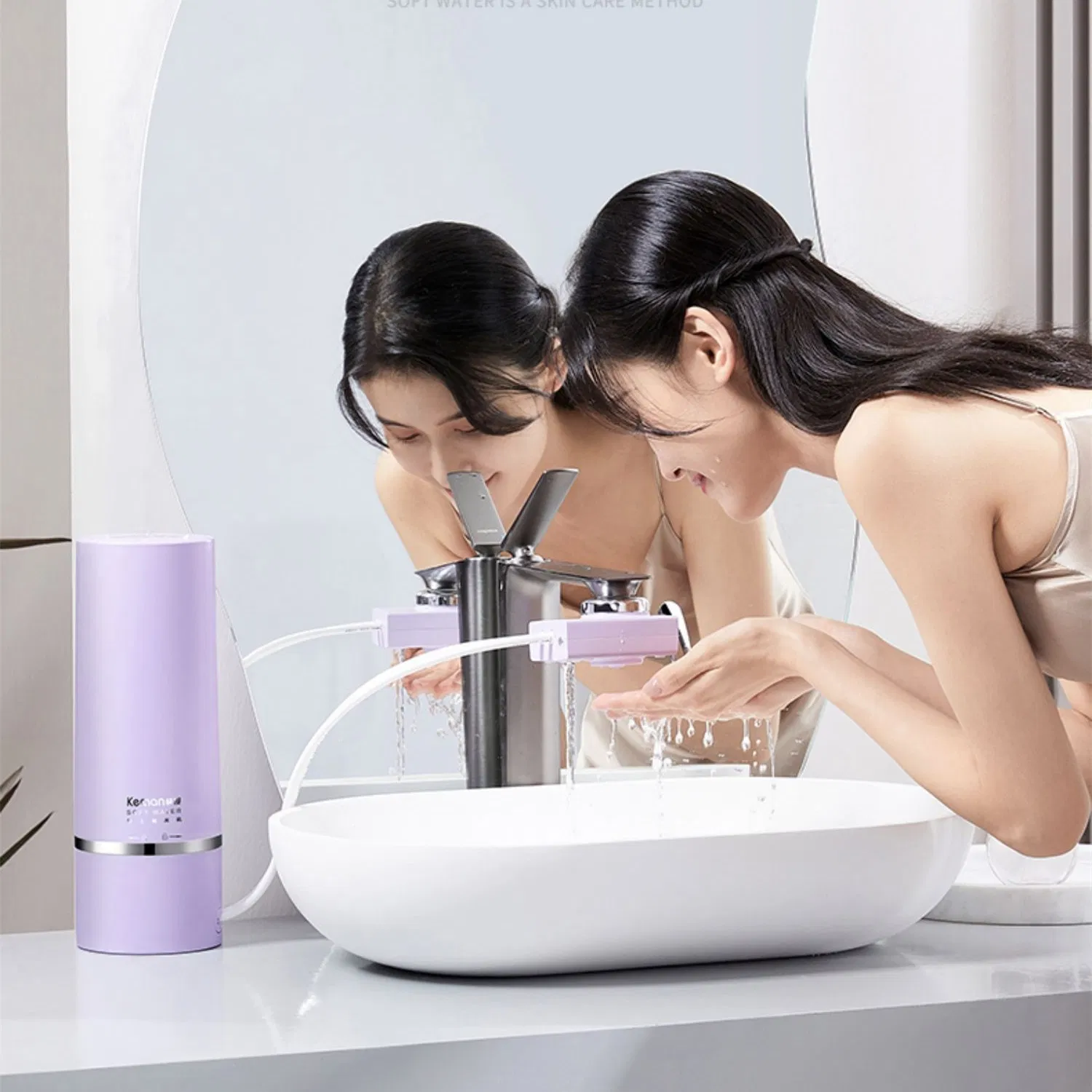 2025 Newly Hot and Cold Counter Top Water Softener for Skin Care Every Day
