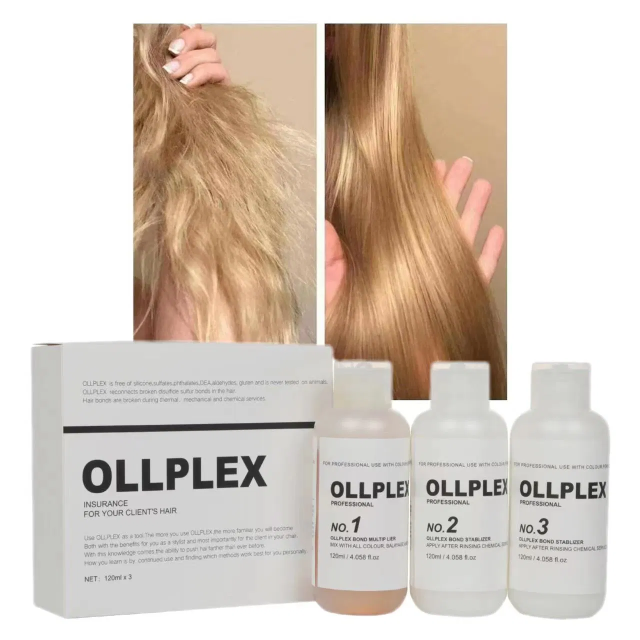 Professional Ollaplexing Repairing Damage Hair Refreshing Hair 2 in 1 Cream