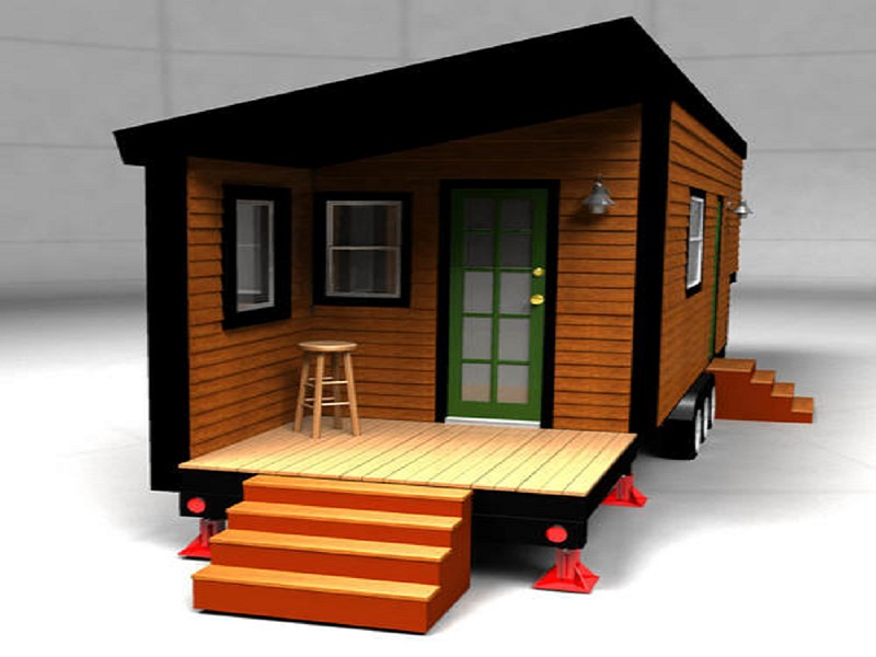 Prefab Light Steel Mobile Tiny House for Travelling