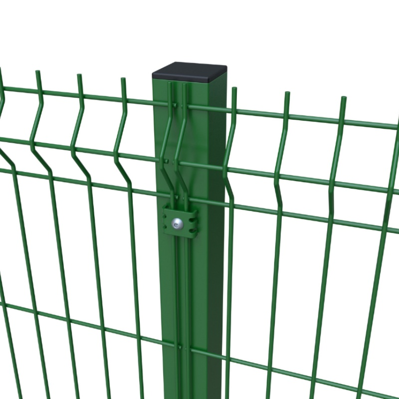 3 D Curvy Galvanized Welded Wire Mesh Fence Triangle Mesh Fence