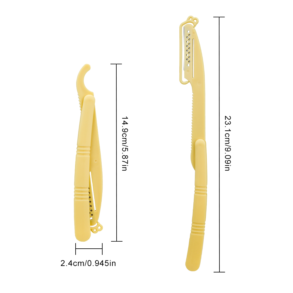 Foldable Disposable Plastic Barber Razor Salon Use Barber Straight Razor