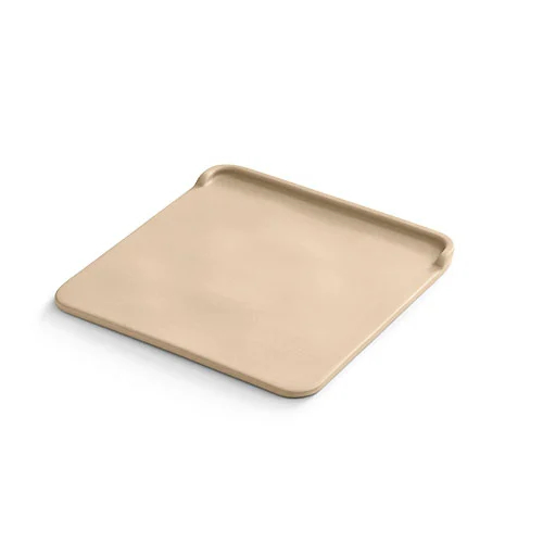 Premium Unglazed Square Pizza Baking Tray for Home Use