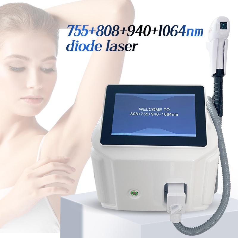 Best 2025 Ice Laser 4 Wavelengths Coherent Diode Laser Hair Removal 1064 808 755 Hair Removal Laser Beauty Salon Equipment
