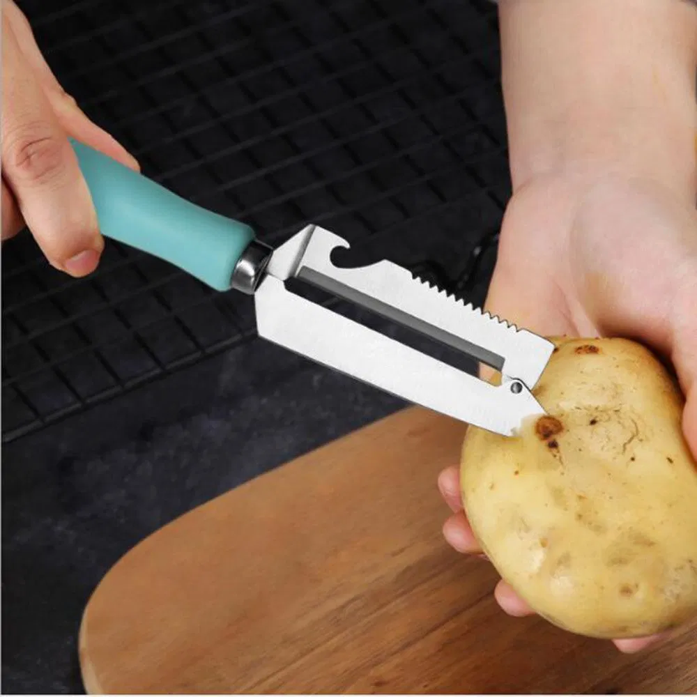 Multifunctional Peeler Knife Veggie Fruit Stainless Steel Slicing Bl12283