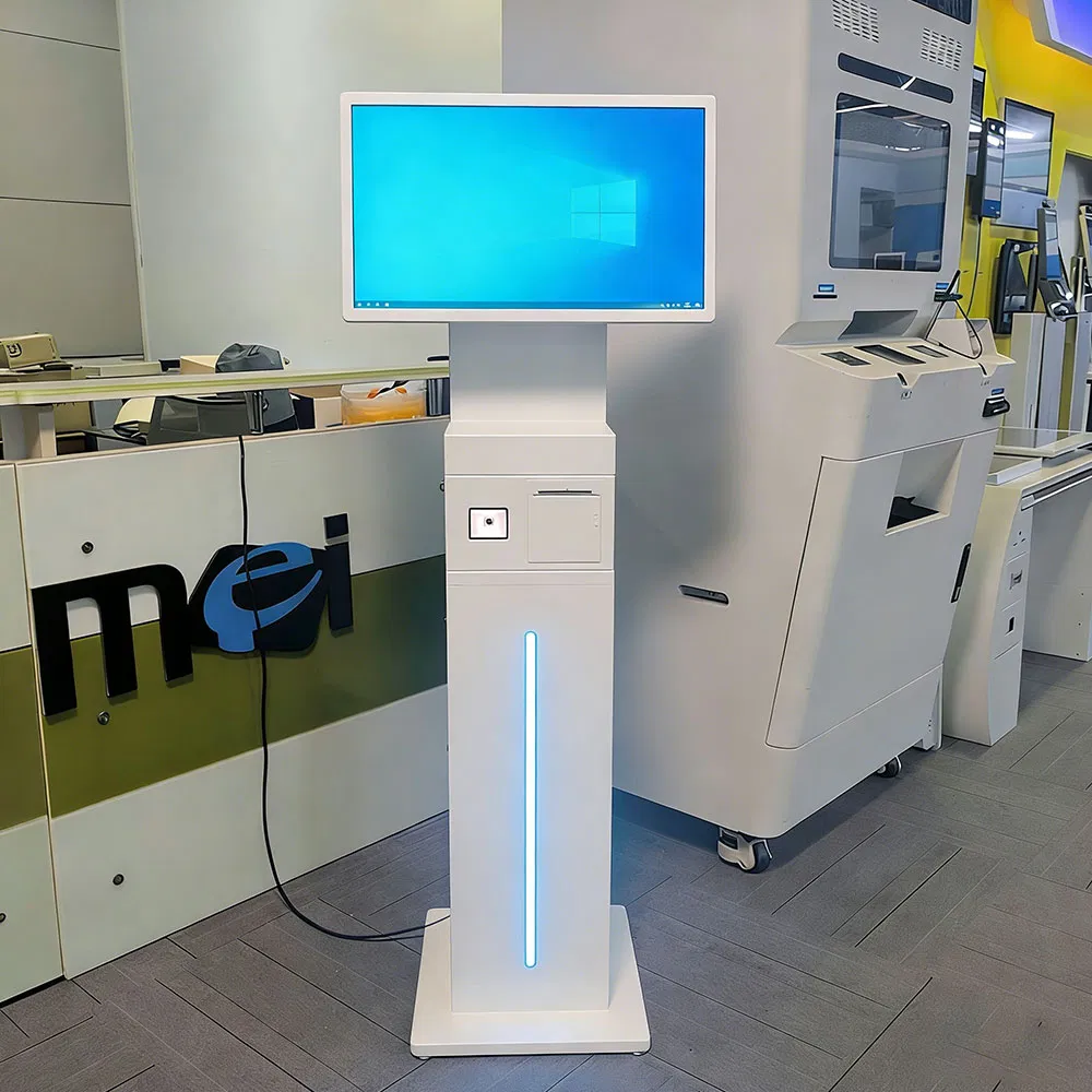 23.6 Inch Dual Display Visitor Machine for Corporate Reception