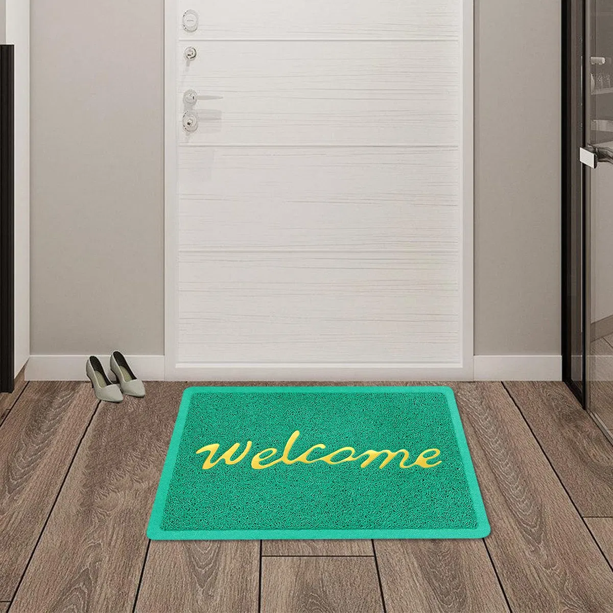 PVC Non-Slip Dirt-Resistant Door Mat Outdoor Welcome Mats for Indoor Outdoor