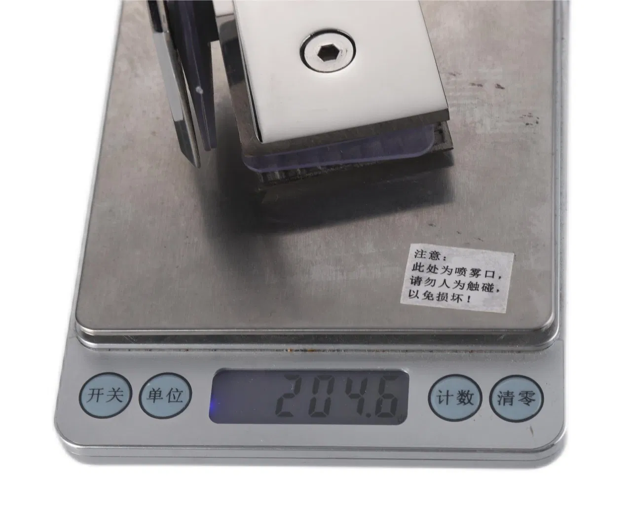 Bathroom Shower Enclosure Hardware Patch Fitting Heavy Duty Fixed-Panel Glass-to-Glass Clamp