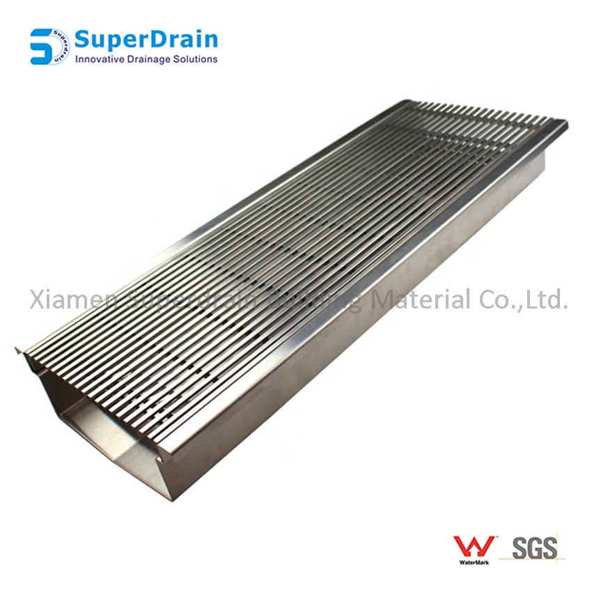 Customised Heavy Duty Hygienic Stainless Steel Industrial Trench Drain