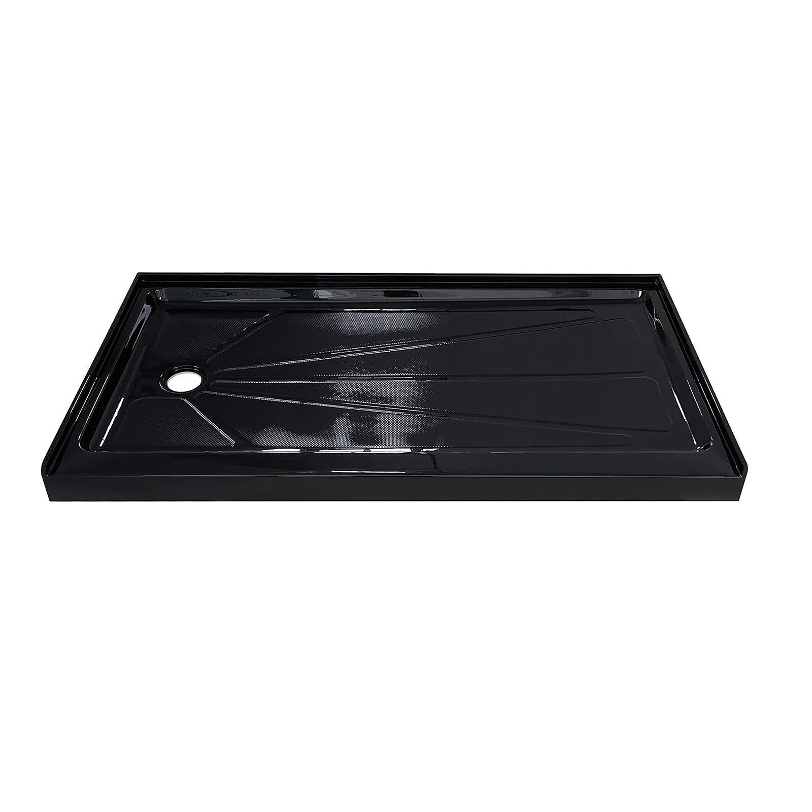 Sanitary Ware Factory Wholesale ABS and Acrylic Black Color Shower Tray Shower Base Shower Pan for Bathroom Distributor with Cupc