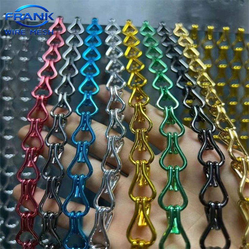 Brass Chain Link Curtain for High End Restaurant Ceiling Decor