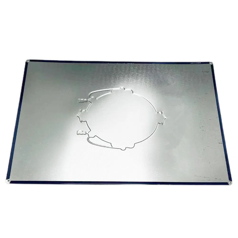 Custom Embossed Tinplate Advertising Rectangle Metal Poster Plate Tin Sign for Beverage