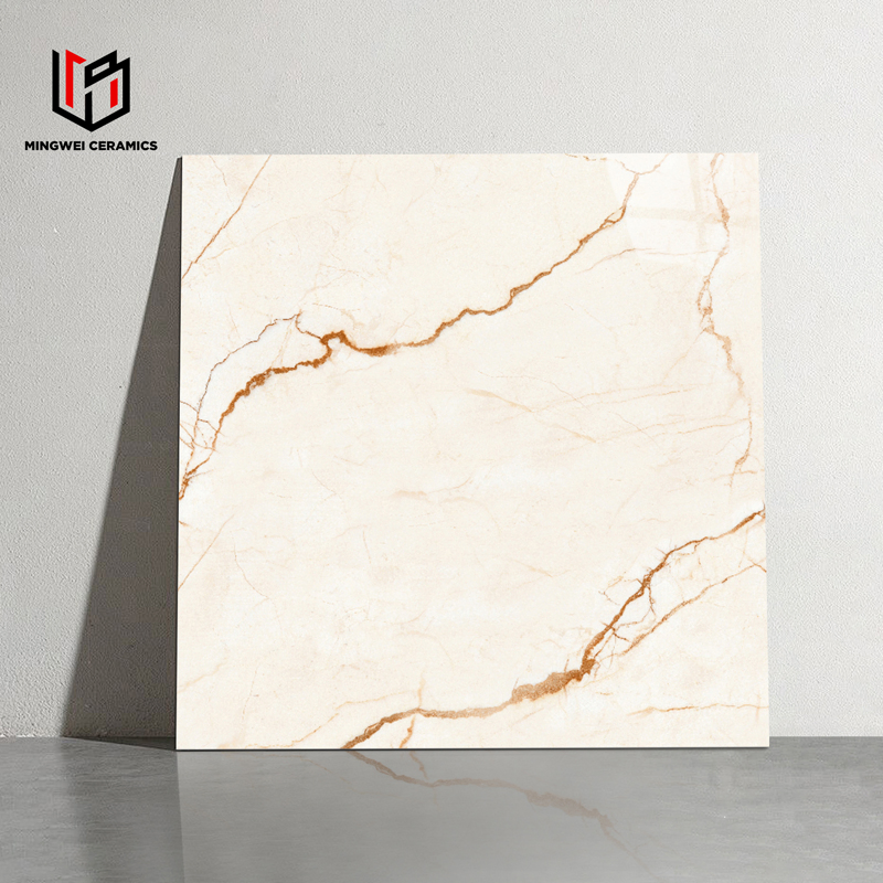 Zibo City Factory Glazed Polished Porcelain Ceramic Floor Tile
