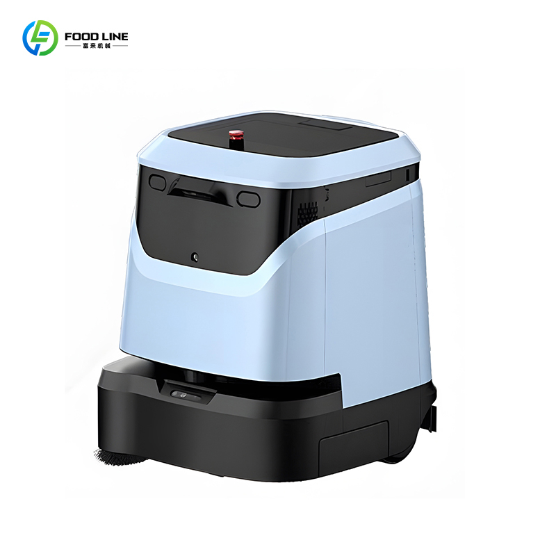 Intelligent Autonomous Commercial Floor Scrubbing and Drying Cleaning Machine Robot for Home
